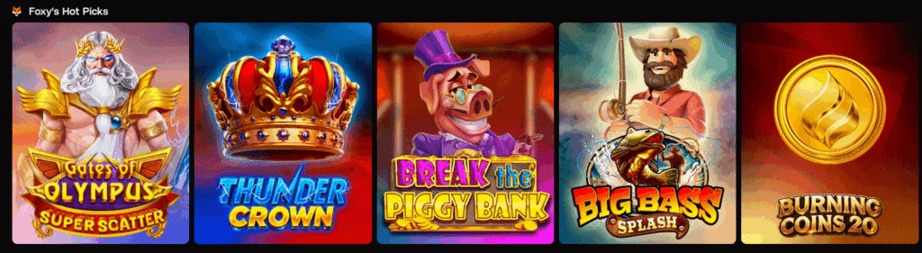 top games foxygold casino